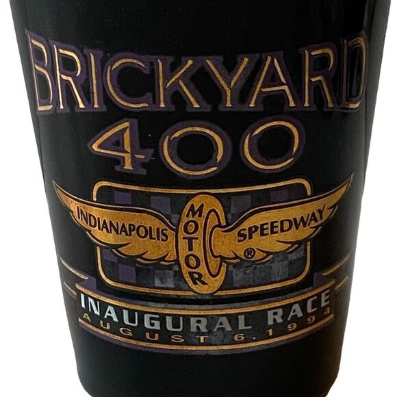 Brickyard 400 Shot Glass Inaugural Race 1994 Souvenir Barware Jigger - Picture 3 of 7